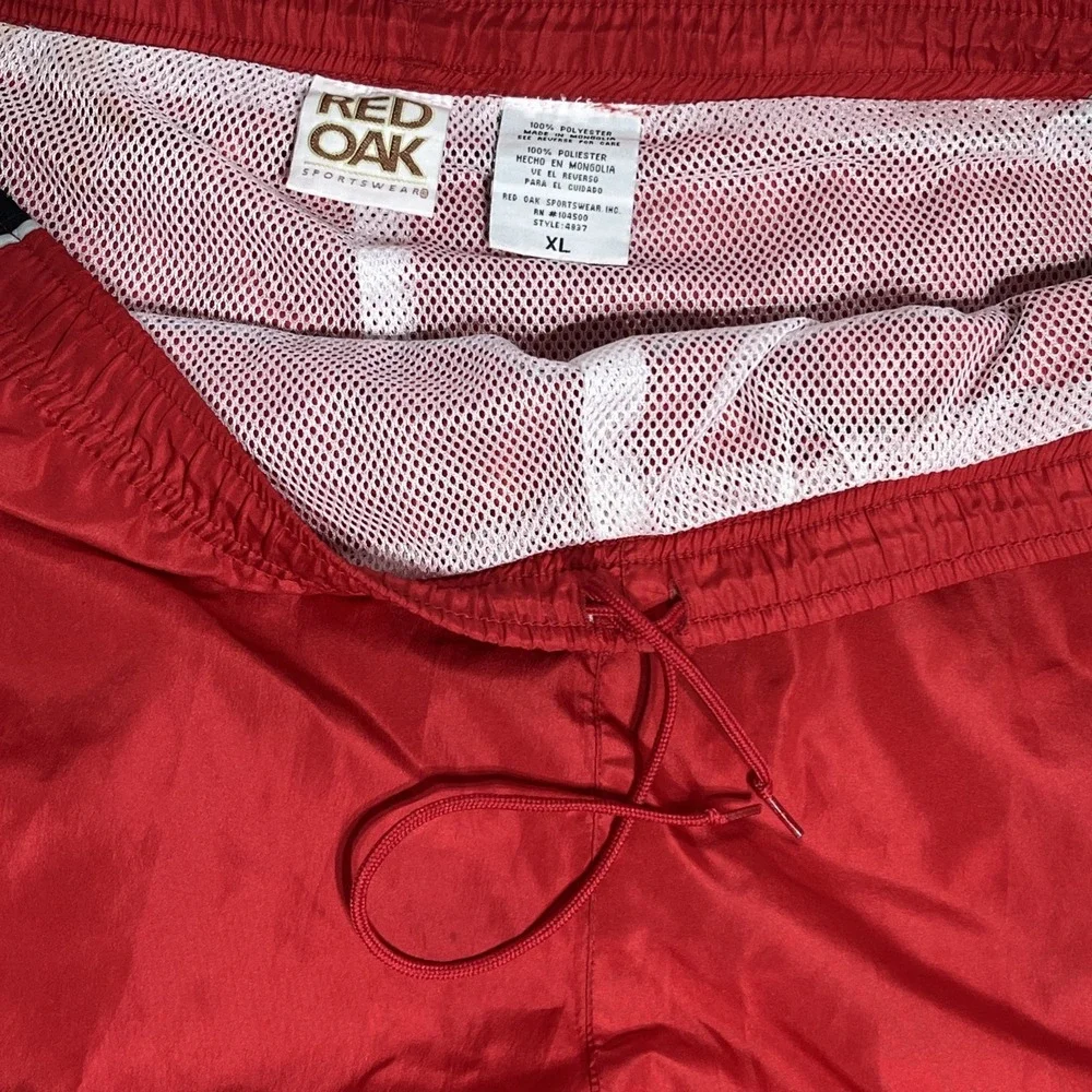 Nebraska Cornhuskers Joggers Warm Up Men's XL NCAA Football Zip Legs Red Oak